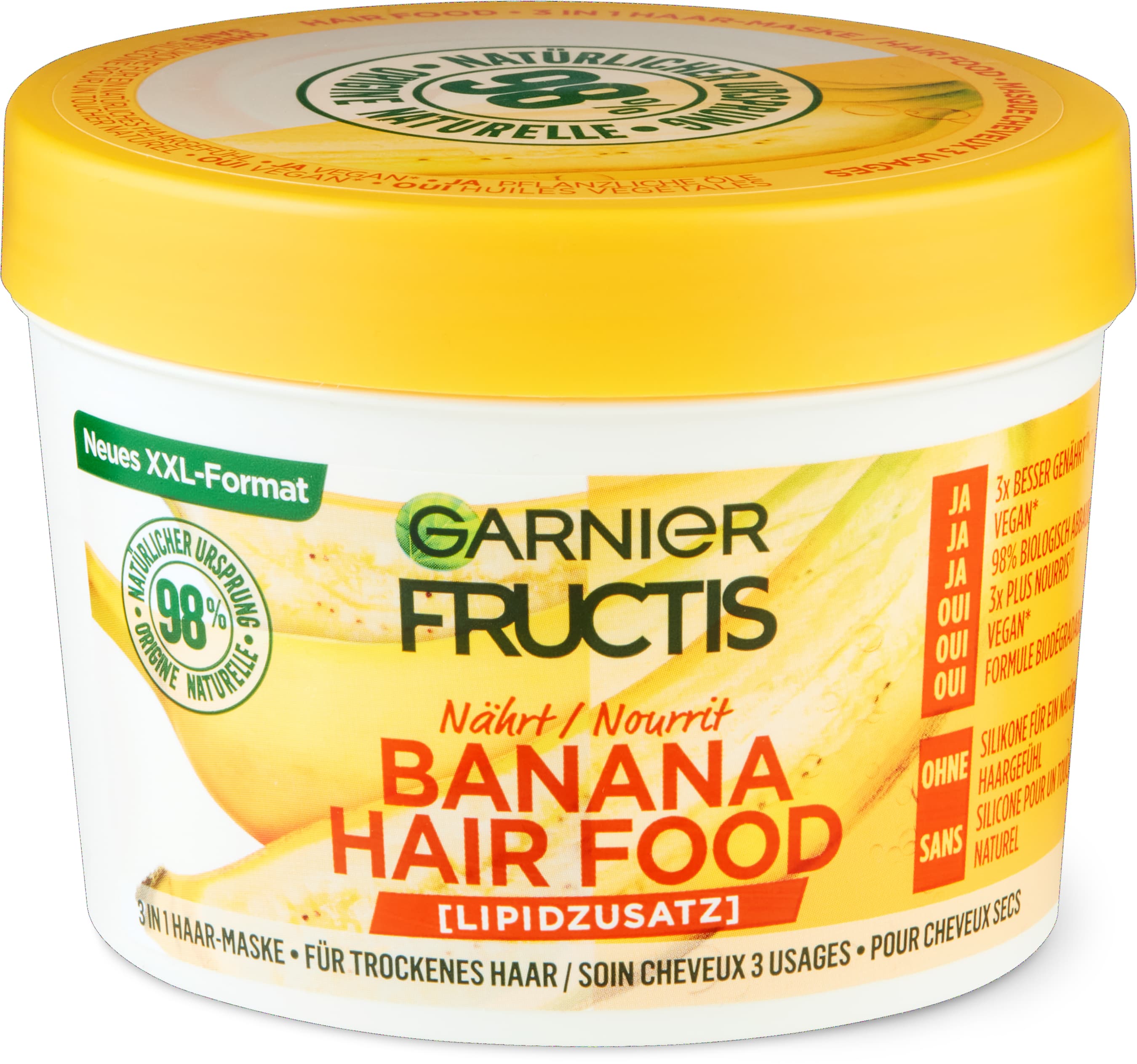Banana Maske trockenes Haar